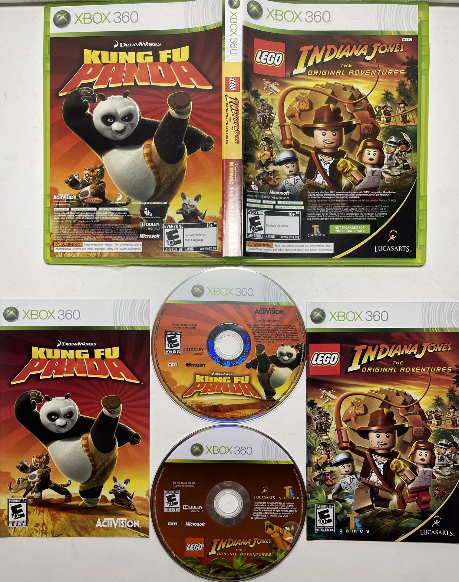LEGO INDIANA JONES & KUNG FU PANDA -Dual Pack-