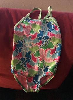 Girl Swim Suit Size 4 Like New