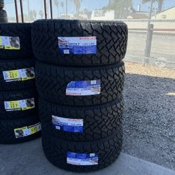 Tires New LT 33x12.50R20 All Terrain $800 Set Of Four Install Mount And Balance 