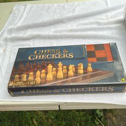 Chess And Checkers   Brand New 