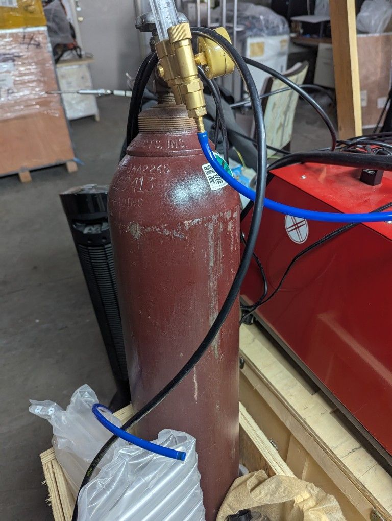 125 cu/ft Argon-Nitrogen-Helium Welding Gas Cylinder Tank