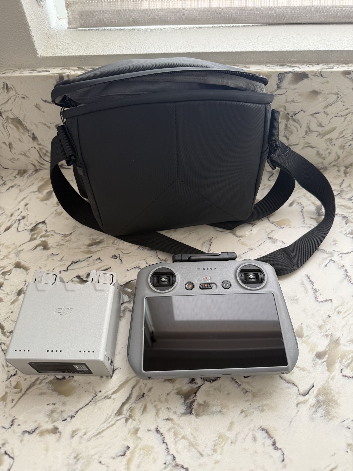 Dji Mini 4 Pro Controller, 2 Batteries, And Carry Case. (no Drone Included)