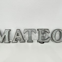 Galvanized Letters