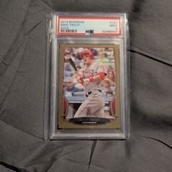 2013 Bowman Mike Trout Psa 9