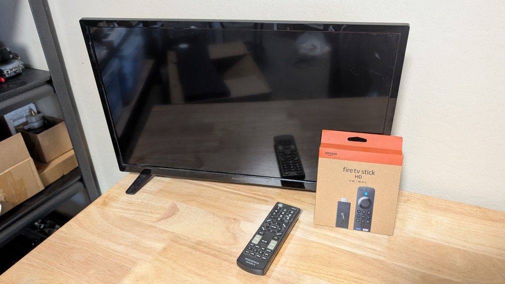 27" LCD Insignia With Fire Stick 4K 