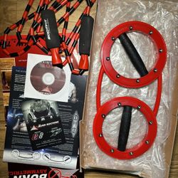 The Burn Machine ~Speed Bag Red 4lb Spinning Rotator Exercise Equipment Speedbag