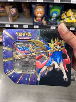 Zacain ex pokemon tin 5 packs $40 each. Tin includes, Two journey together packs, 1 surging sparks, 1 paradox rift, and 1 obsidian flames.