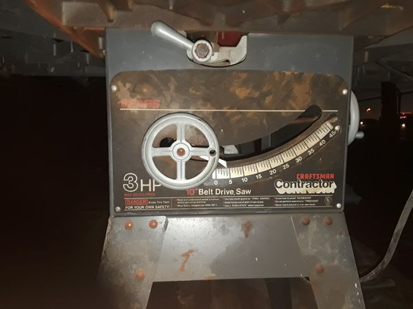 Craftsman "contractor" table saw for Sale in Phoenix, AZ - OfferUp
