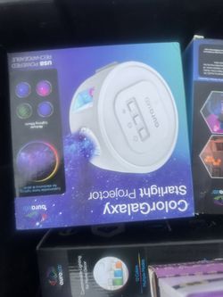 Tzumi Aura Integrated LED Color Galaxy Starlight Night Light Bulb