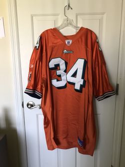 #34 Ricky William Orange Miami Dolphins Jersey