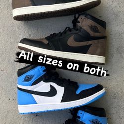 Air Jordan 1 Palomino And Unc Toe All Sizes