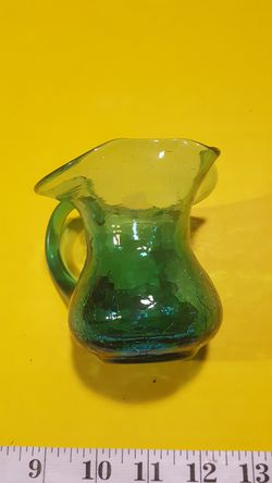 Old petaled glassware