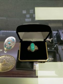 Turquoise Stone Silver Ring