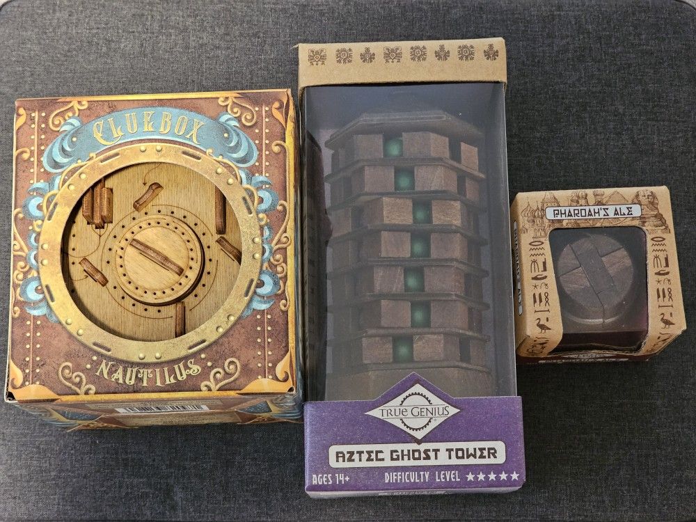 3 Wooden Puzzles