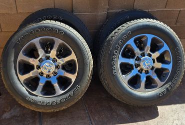 Ram 3500 wheels with tires