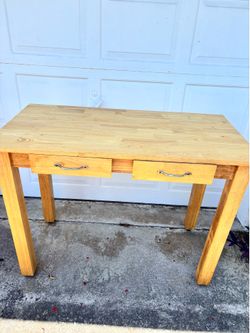 Taller wooden  table