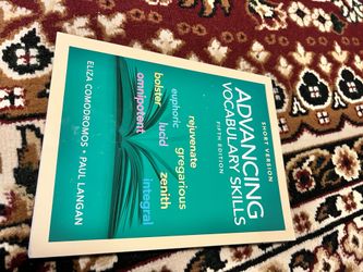 Advancing Vocabulary Skills 