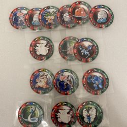 Vintage Pokémon Menko Chips LOT