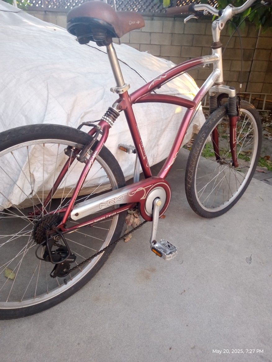 ALUMINUM Cruiser Bike 26" Aluminum Wheels