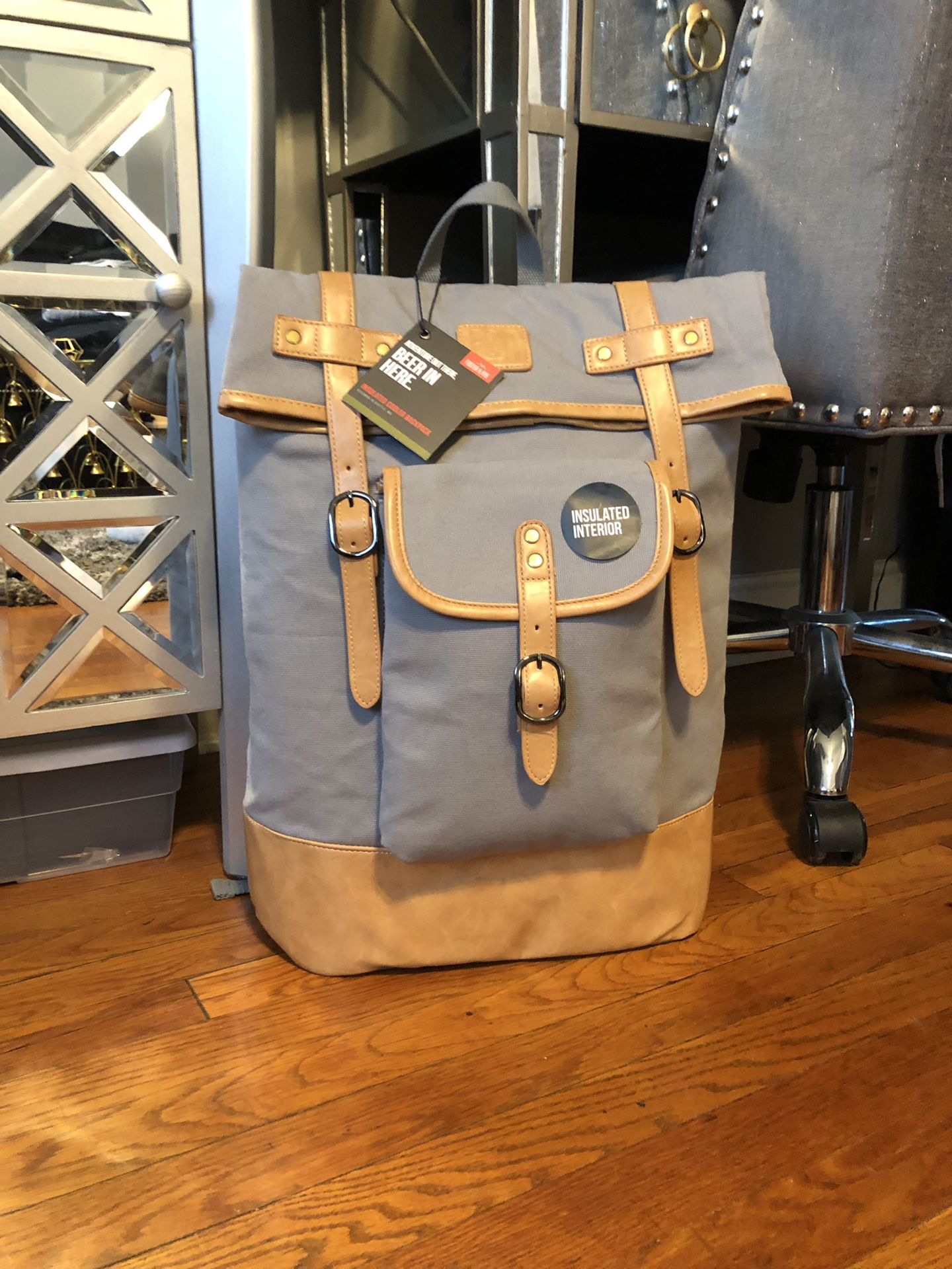 Foster & Rye backpack paid $73. Insulated Canvas Cooler Adventure Backpack. Brand new never used. Currently sold for $63. Great for outdoor events an