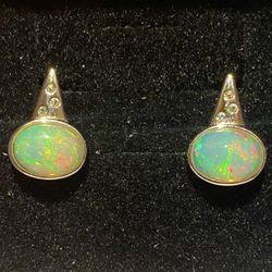 Natural Opal Earring’s 925