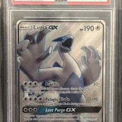 Pokémon Sun & Moon 2018 Lugia GX Full Art #207 PSA 9