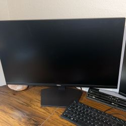 Dell Inspiron 3880 Desktop Computer - Intel Core i5 10th Gen, 12GB Memory, 512GB Solid State Drive, Windows 10 Pro,  Black Model and Two 27” D Monitor
