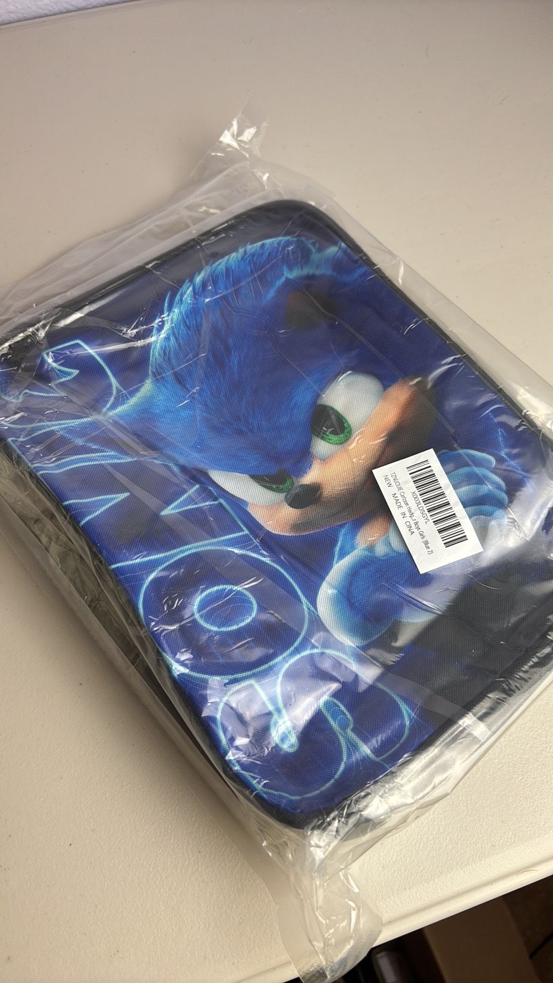 Sonic the hedgehog new in bag, backpack, and matching lunchpail