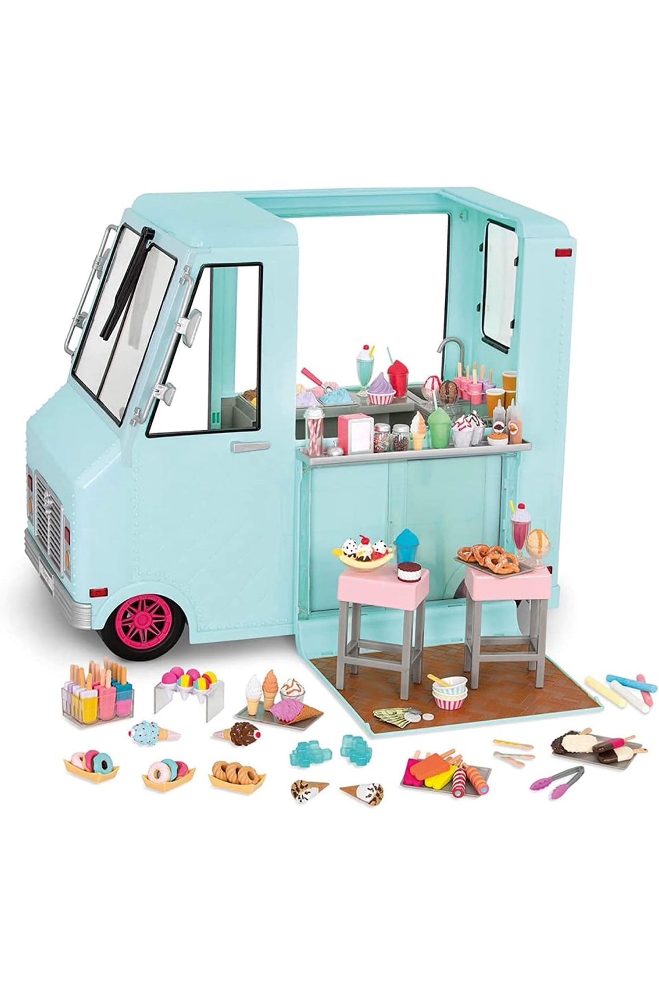 Our Generation Dolls Sweet Stop Ice Cream Truck for Dolls, 18"