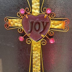 Cross “JOY” Wind Chimes