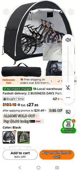 Storage tent