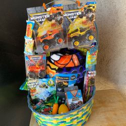 MONSTER JAM MONSTER TRUCK EASTER BASKET