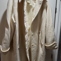 Cream Wool Coat
