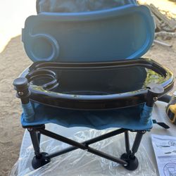 Infant Fold-Out Booster Chair – Toddler Seat for Indoor/Outdoor Use – Fast, Easy and Compact Fold