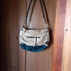 The Sak Purse Beige Black Colorblock