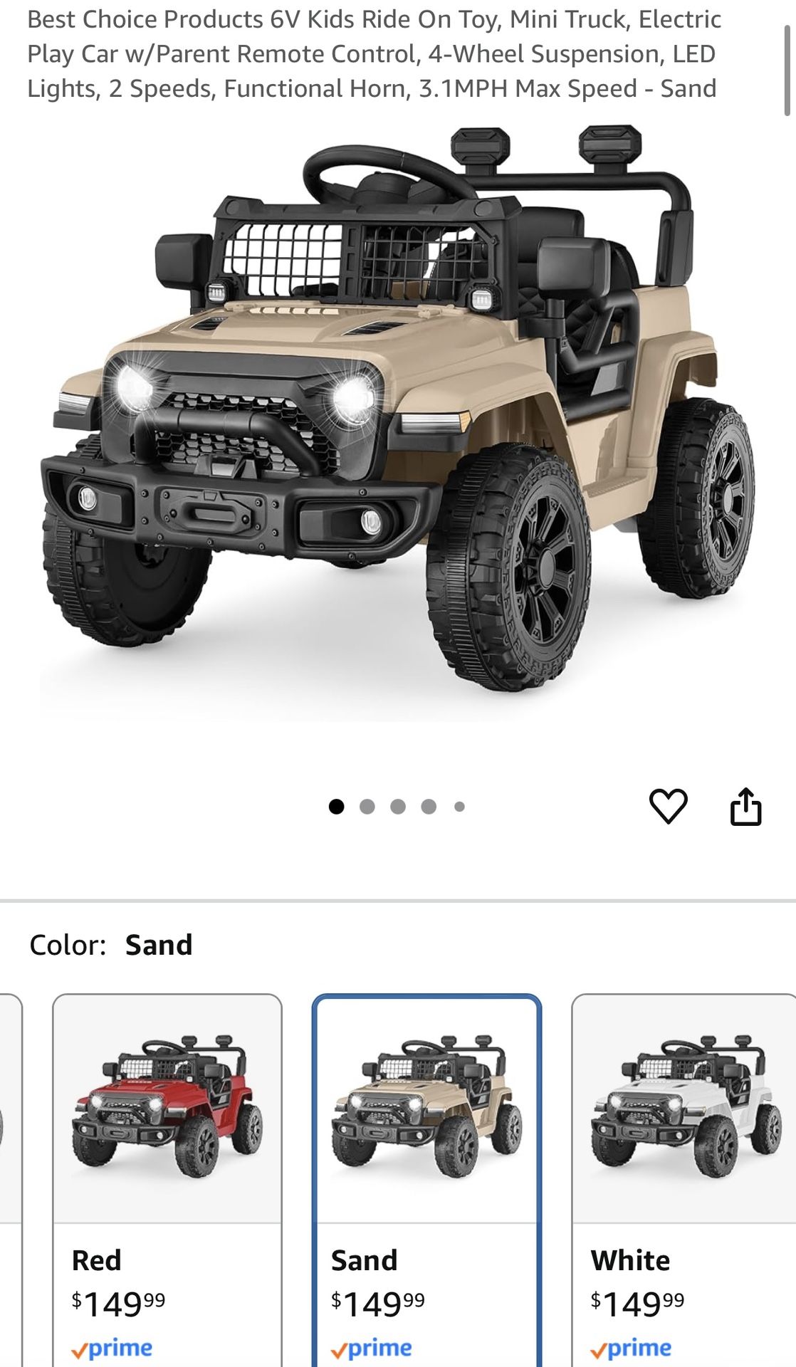 Kids Ride On Toy W/Parent Remote Control