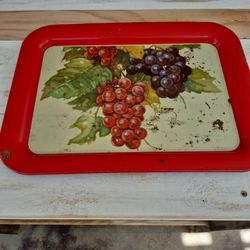 Vintage Metal Serving Tray