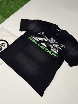 Hellstar T-shirt (green logo camo)