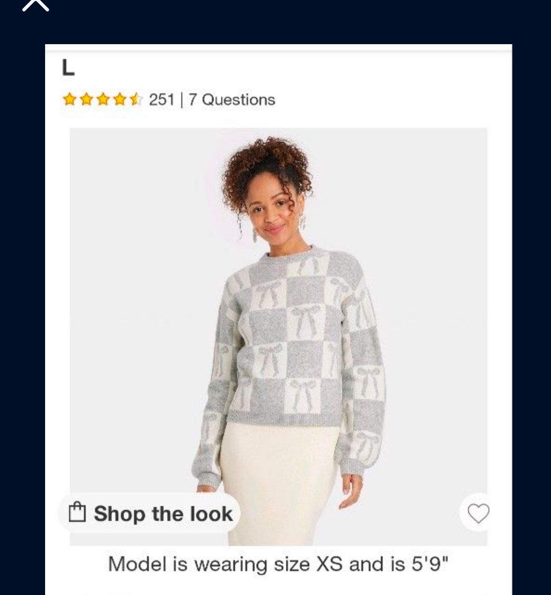 Christmas Sweater Woman Size P New