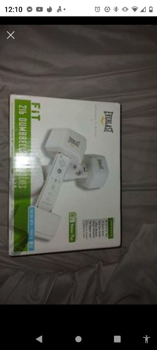 Everlast Dumbbell Set For A Wii Game Accessory