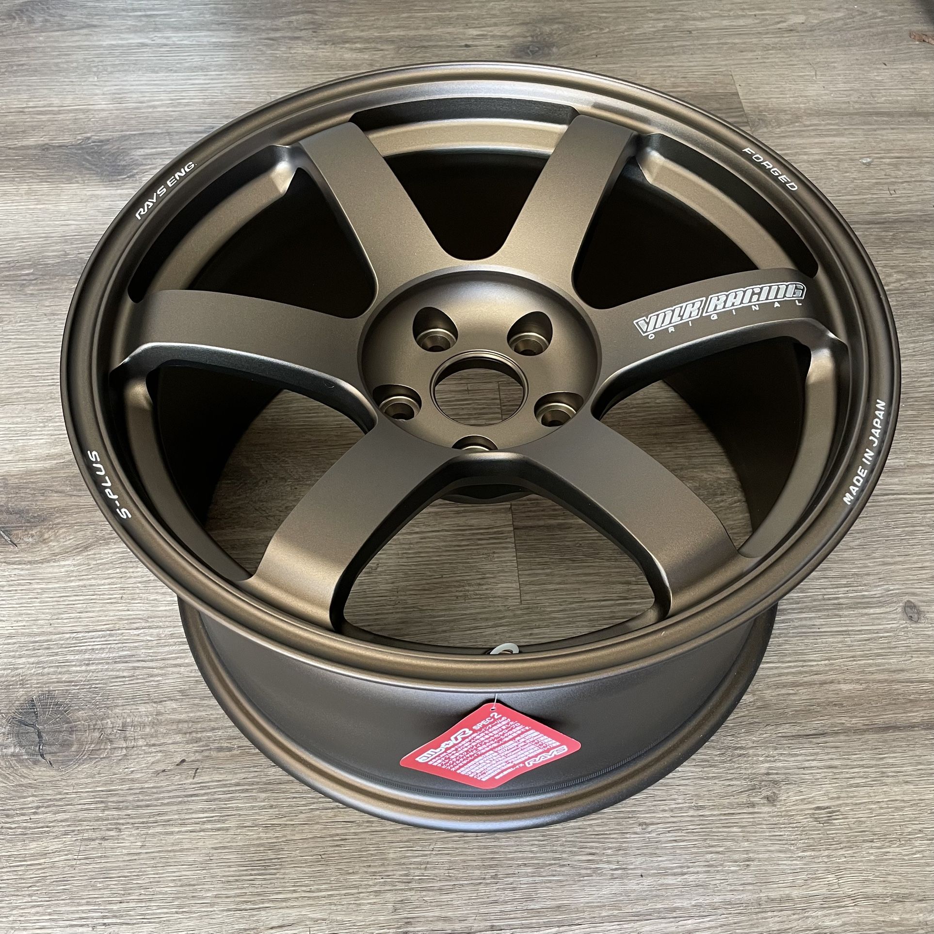 Volk TE37 Saga S-Plus 18x9.5 +22 5x114.3 Bronze (Brand New, Set of 4)