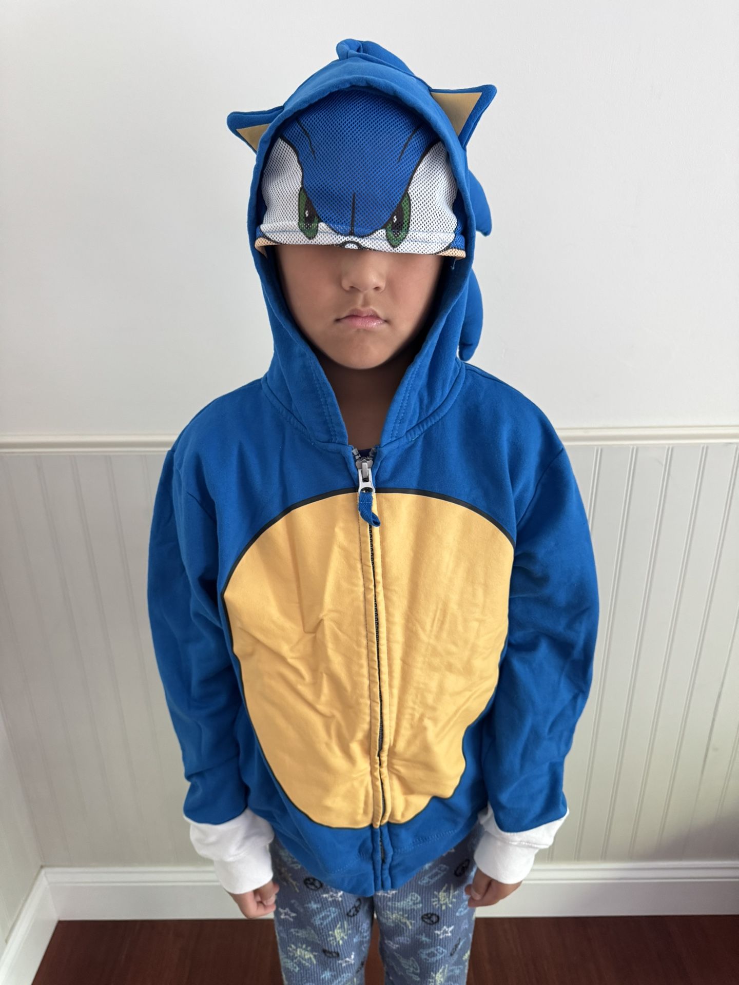 Halloween Sonic Blue 5D Hoodie