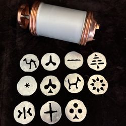 Vintage Cookie Press With Discs