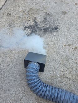 Fog machine, 360 fotobook