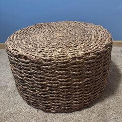 Round Woven Coffee Table