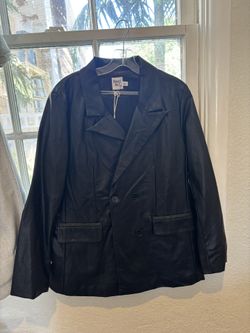 Princess Polly Faux Leather Jacket Black