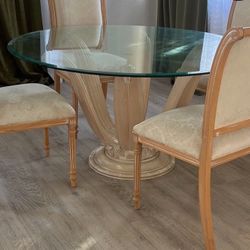 4 Chair Dinning Set 