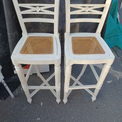 Set Matching  Bar Height Chairs