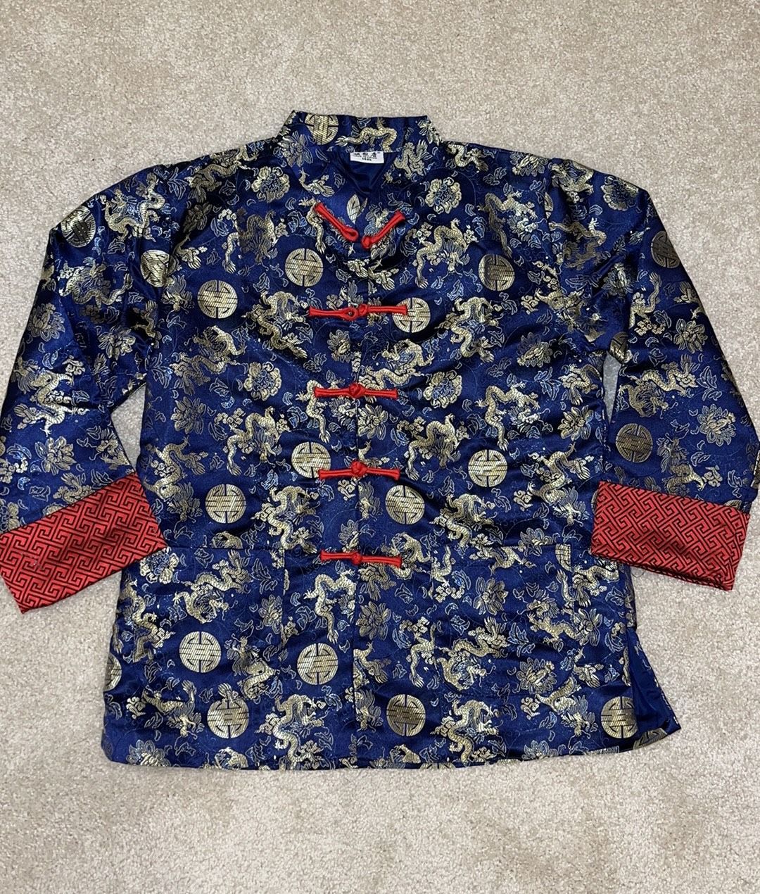 Blue Chinese Robe With Dragons (youth med)