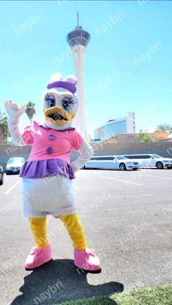 Daisy Duck Mascot Costume for Sale